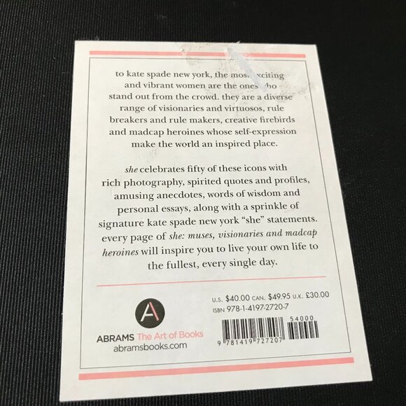 SHE: muses, visionaries & madcap heroines NEW Kate Spade NY Coffee Table Book - Picture 4 of 13